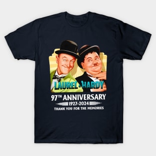 Laurel and Hardy 97th Anniversary T-Shirt